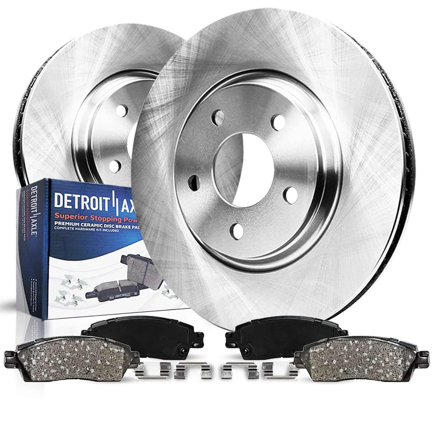 Detroit Axle - Rear Brake Kit for 2013-2019 Ford Explorer Flex Taurus Police Interceptor Sedan Utility Lincoln MKT 2013-2016 MKS